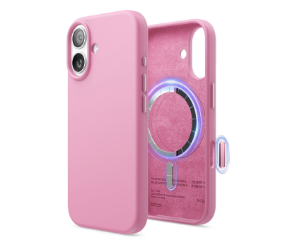 Etui do telefonów Elago Magsafe Silicon Case do iPhone 17 Hot Pink ES17MSSC61-HPK